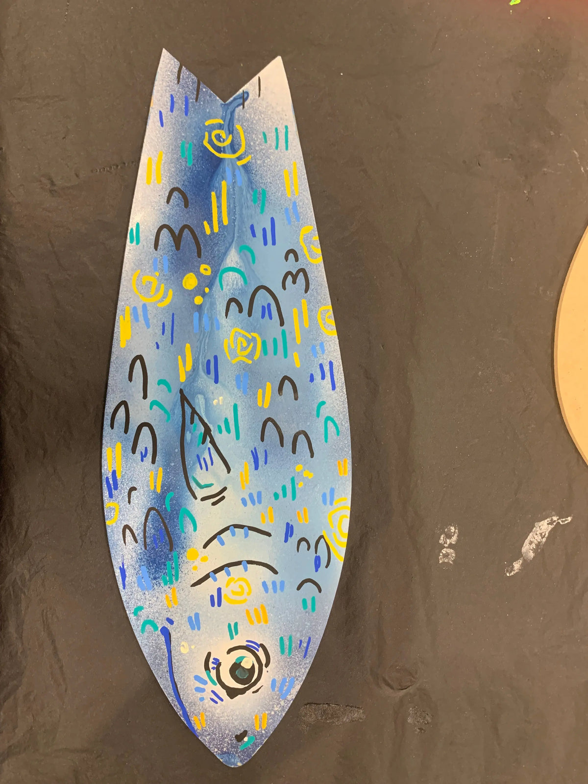 Bamboo Mini Surfboard For Art Decor - Pre Primed & Ready For Paint (30cm/12in)) Surfpaints