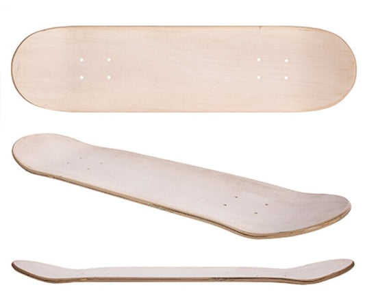 Premium Wooden Maple Skate Deck Ready for DIY Art Customisation