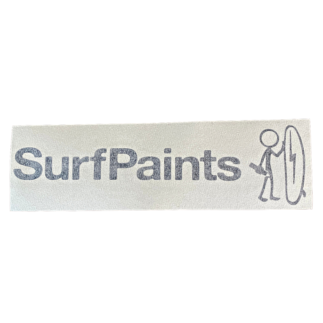 SurfPaints Vinyl Board Sticker (Black)