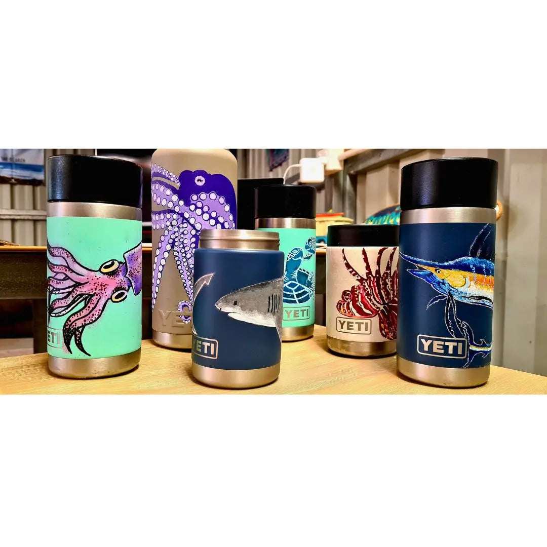 Add custom patterns to your favorite coffee mug, wine glass, or ceramic centerpiece. ☕