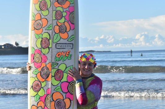 Making fun with Fluro Surfboards!