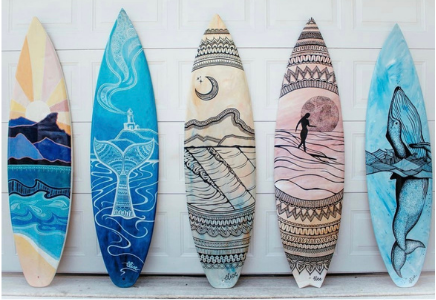 Reviving Old Surfboards With Elise