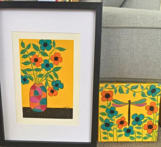 "I painted my suitcase and people at the airport noticed"