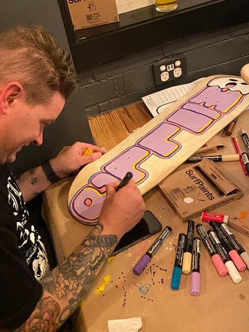 Boards painting for mental health