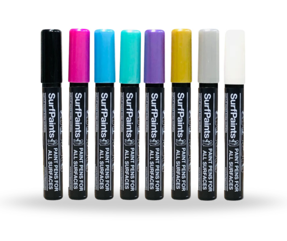 Metallic Acrylic Paint Pens - 4mm Durable Bullet Nibs for All Surfaces – Premium Japanese Quality