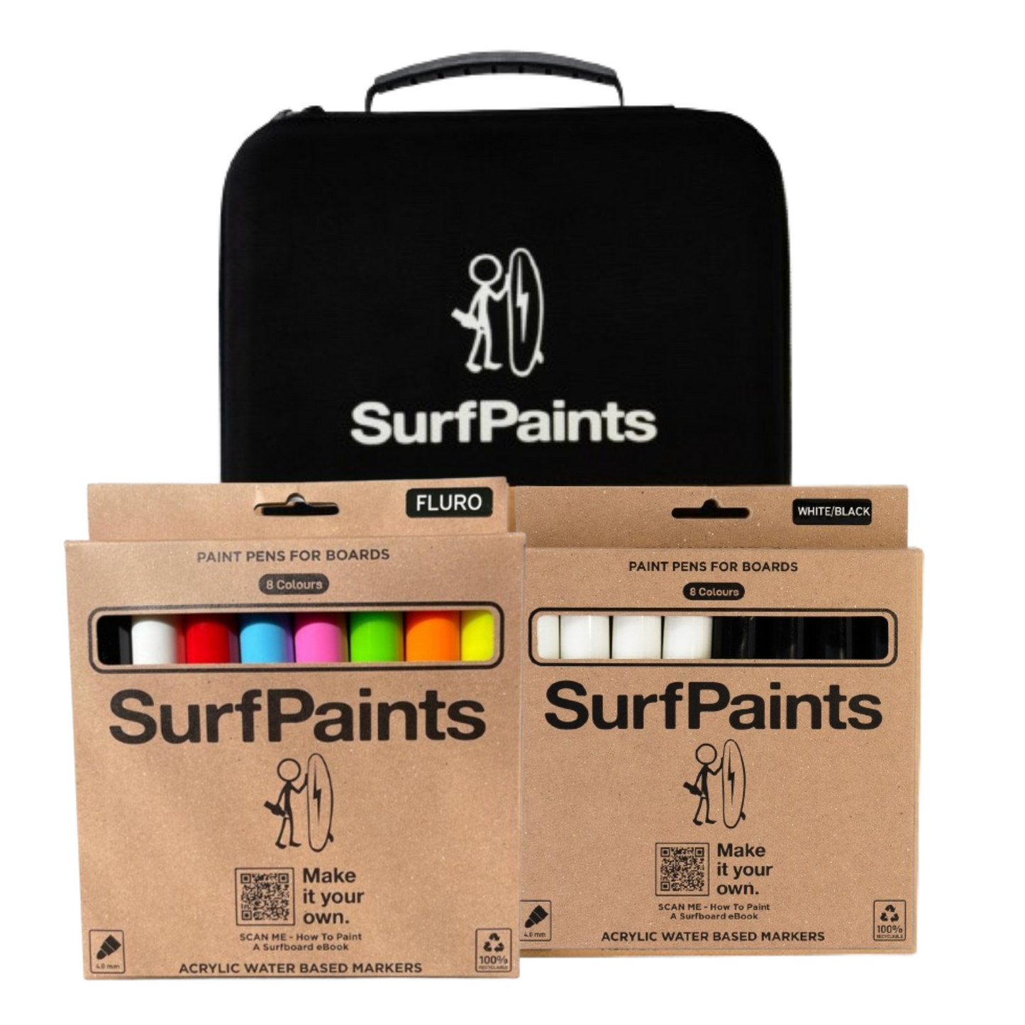 All-in-One DIY Surface Prep & Paint Starter Kit - Choose 2 Acrylic Sets