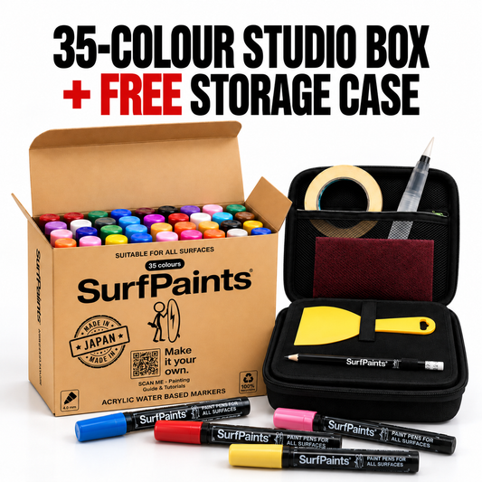35-Colour Acrylic Paint Pen Set – Complete Artist Collection