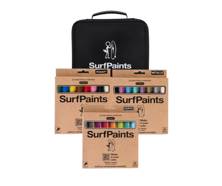 All-in-One DIY Surface Prep & Paint Starter Kit - Choose 3 Acrylic Sets