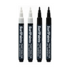 FINE TIP SPECIAL: 4 Pack Black & White Size