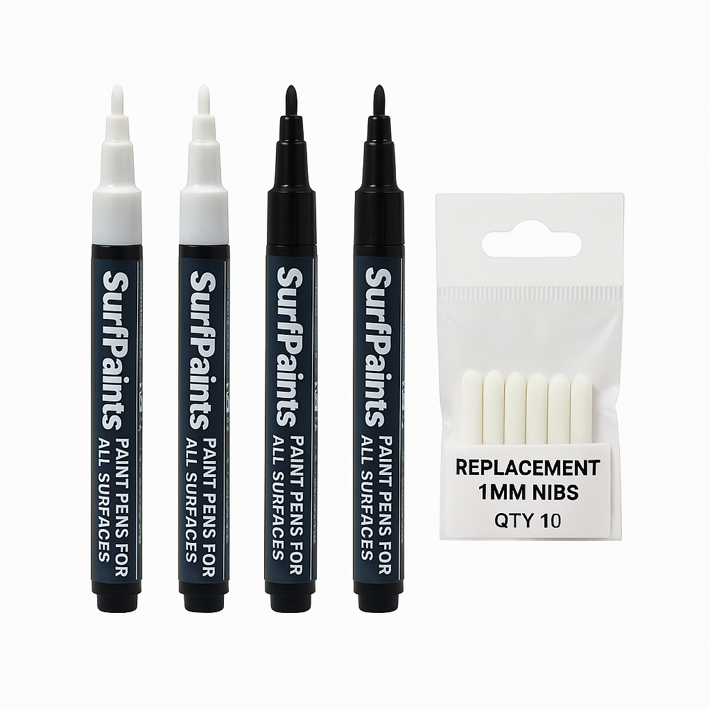 NEW PRODUCT SPECIAL: 4 Pack Fine Tips Size 1mm + Replaceable Nibs