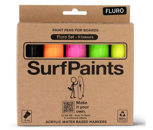 Fluro Acrylic Paint Pens - 15mm Jumbo Wide Nibs for All Surfaces – Premium Japanese Quality