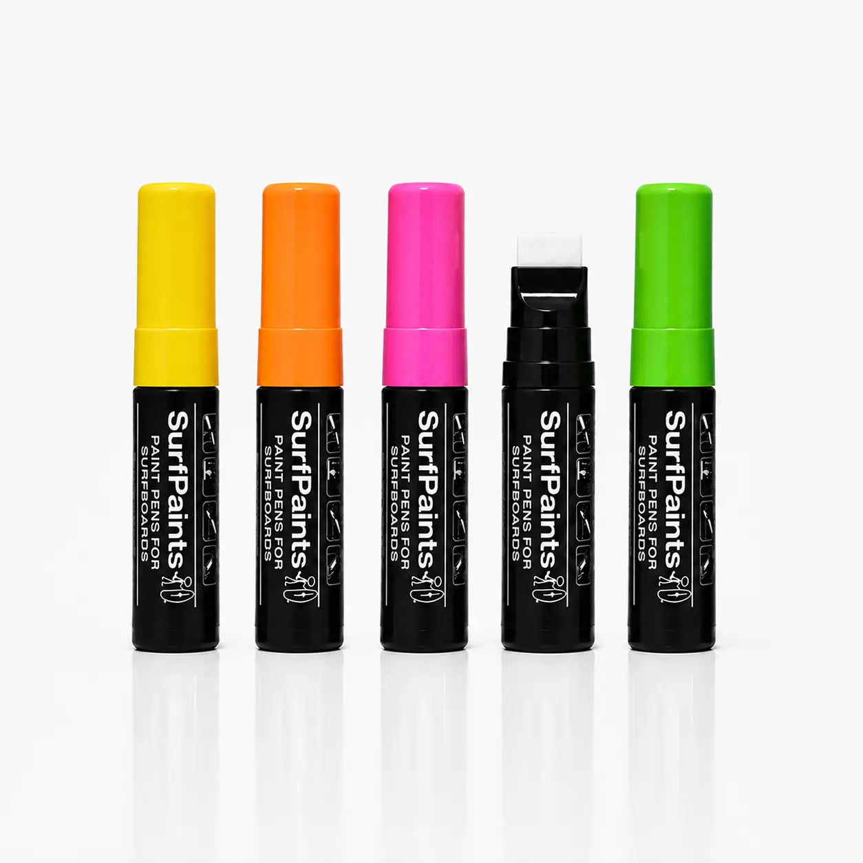 Fluro Pack 15mm five pieces - Acrylic Paint Pens
