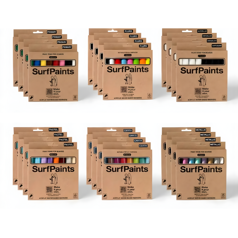 Surfpaints Essential Bundle Deals 192 Acrylic Markers at Wholesale Pricing