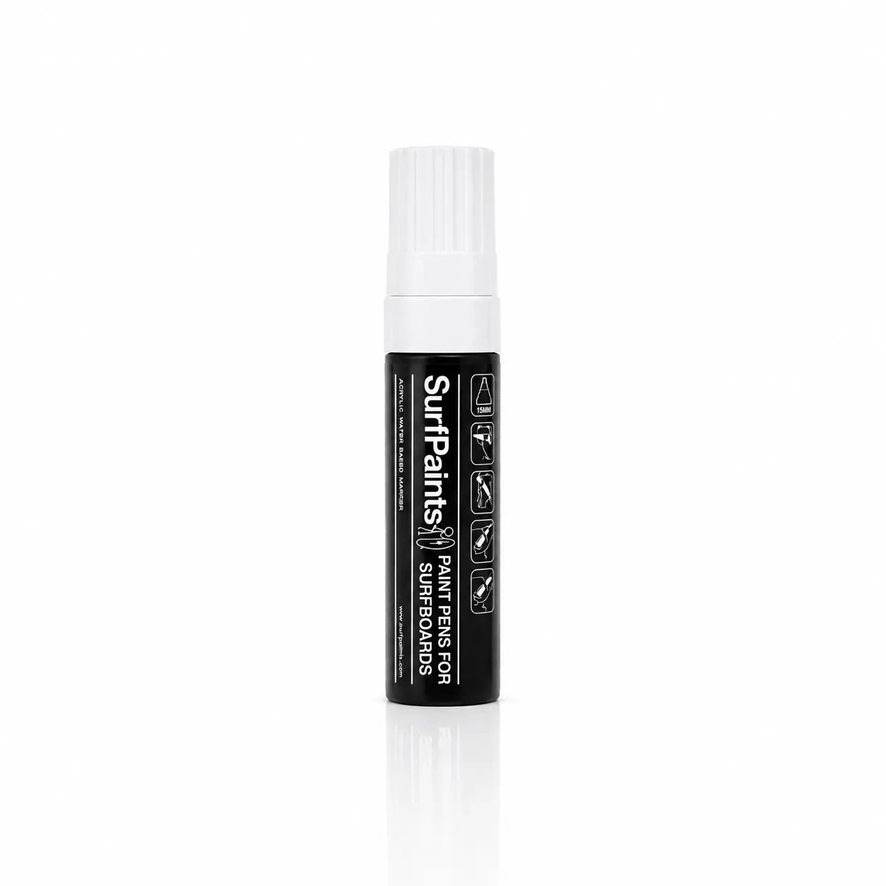 Individual Acrylic Water Based Paint Pens - Choose Your Size & Colour Surfpaints