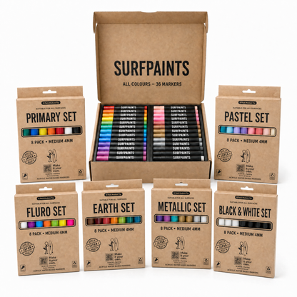 Surfpaints Acrylic Marker Wholesale Bundles (Starter, Workshop, Department)