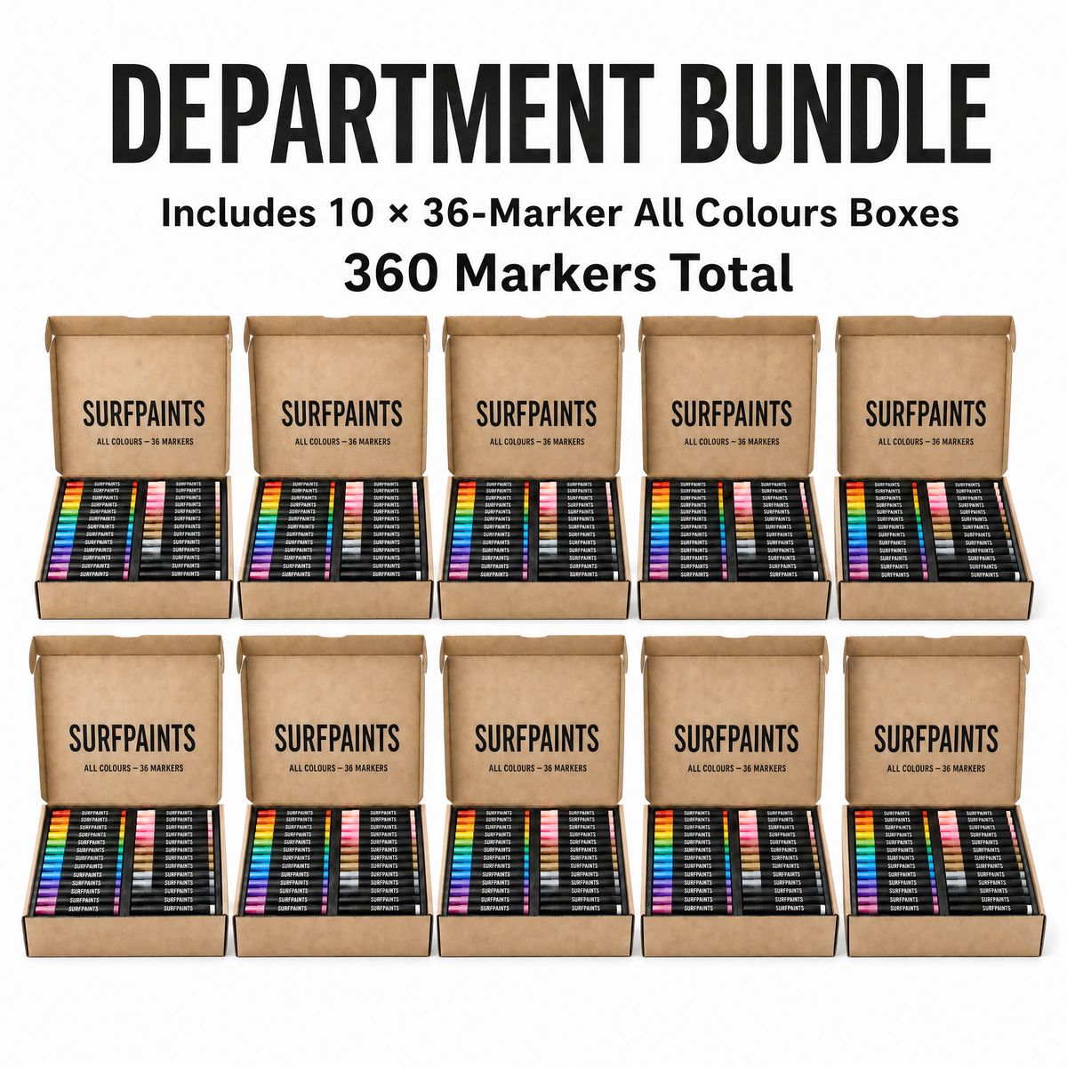 Surfpaints Bulk Bundles For Workplaces (Starter, Workshop, Department)