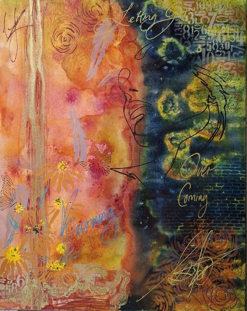 Painting on canvas